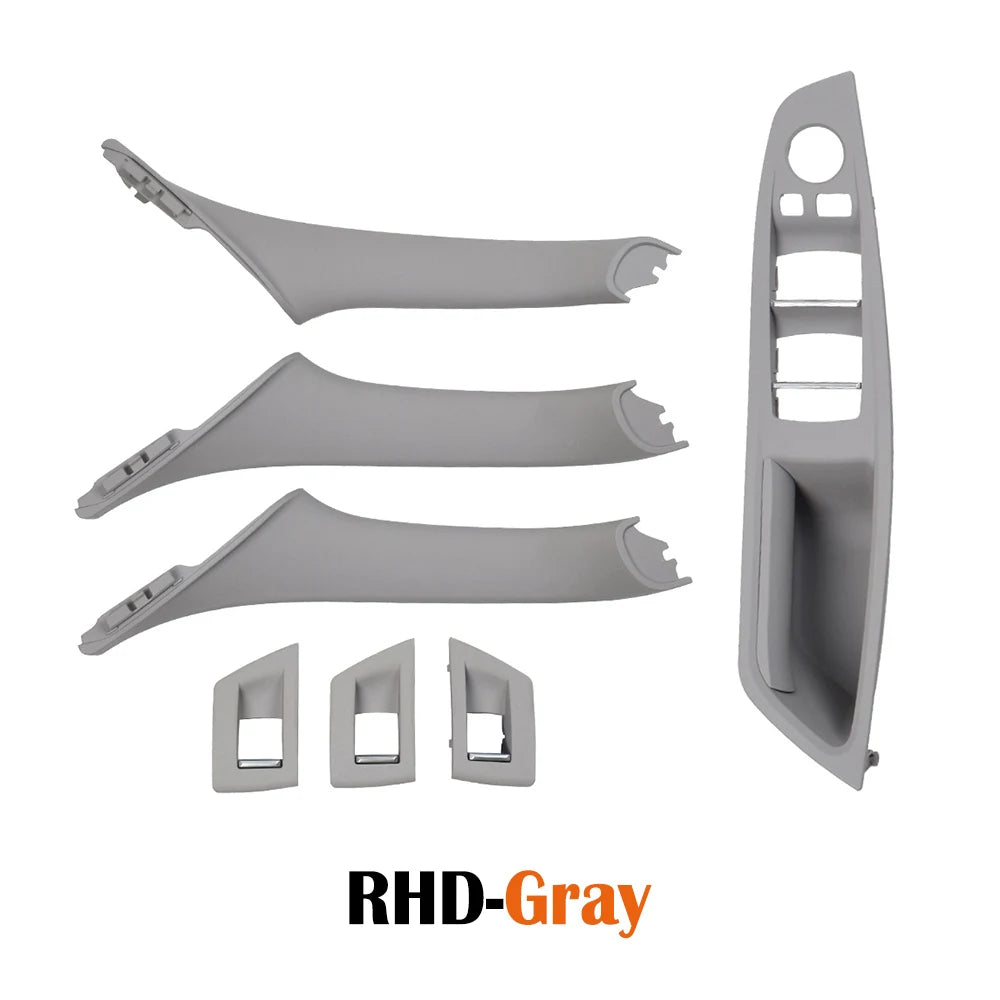 LHD RHD Beige Black Brown Oyster Car Interior Door Armrest Inside Pull Handle Set For BMW 5 Series F10 F11 523i 525i 528i 530i