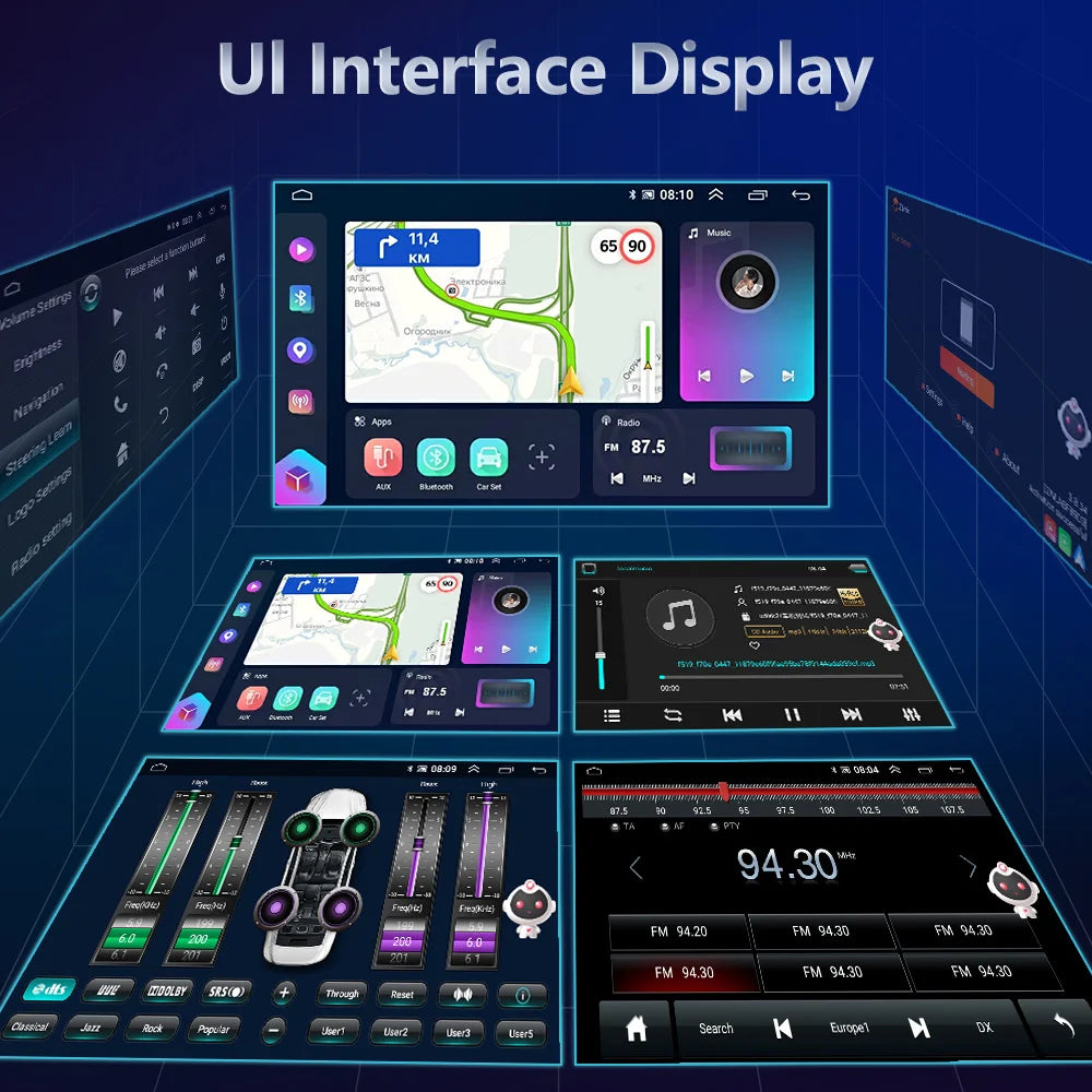 Podofo Wireless Carplay Android Auto Car Radio For BMW E46 1999-2005 Car Intelligent Systems 2din Car Multimedia Player
