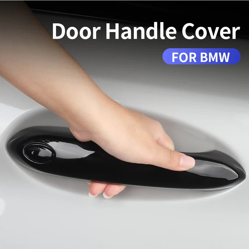 4PCS Car Door Handle Cover Trim Exterior Decoration For BMW G20 G30 G32 X1 F48 X2 F39 X3 G01 X4 G02 X5 F15 G05 G06 5 Series LHD