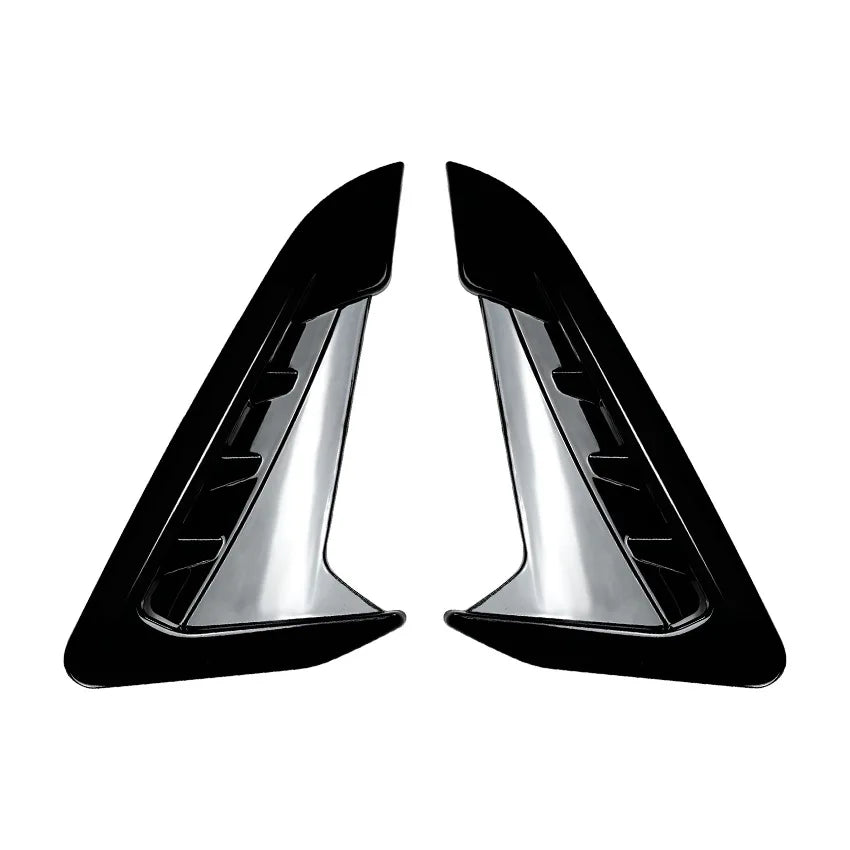 Car Side Fender Spoiler Wind Knife Side Gills Air Vent Decorative Side Wing Stickers For BMW X3 X4 G01 G02 M Sport 2018-2023+