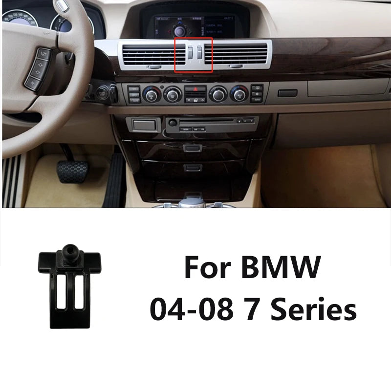 Car Special Phone Holder Stand 17mm Ball Head Base Interior GPS Mount Bracket For BMW 1/2/3/4/5/7 Series/X1X2/X3/X4/X5/X6/X7