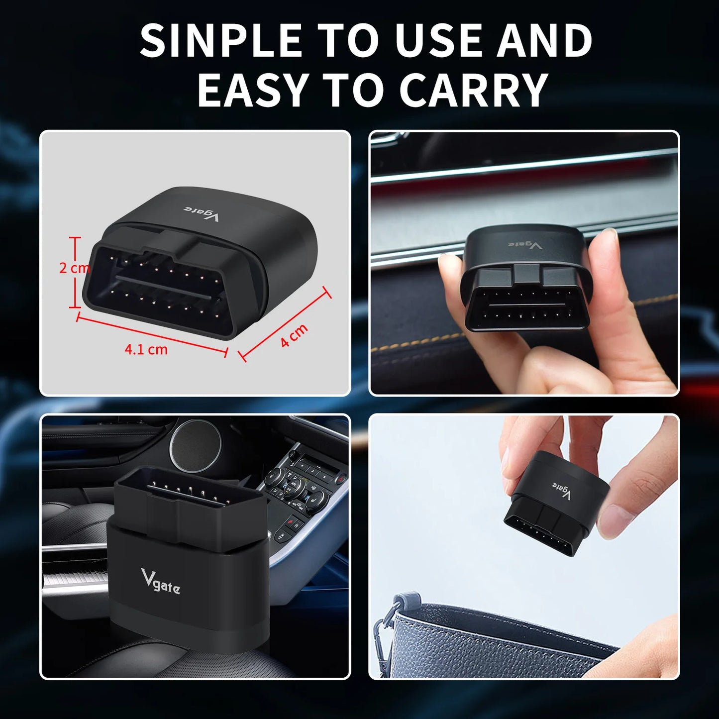 NEW Vgate iCar Pro 2S ELM327 Bluetooth 5.2 V2.3 Car OBD Scanner Upgraded EV Auto Diagnostic Tool BimmerCode for IOS Android PC