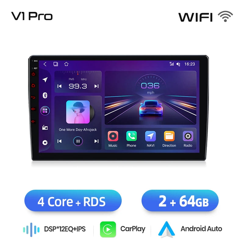 Junsun Wireless CarPlay Android Auto Car Radio For BMW M3 E46 1998-2006 GPS Multimedia 2 din Intelligent Systems Stereo