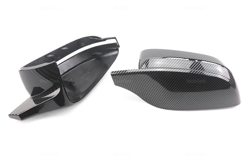 For BMW 3 4 5 7 8 Series G20 G21 G30 G38 G22 G23 G11 G12 G15 G16 Carbon Fiber Glossy Black Replacement Side Mirror Covers Cap