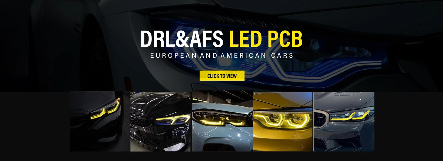 63117419610 63117419615 Bright Yellow Daytime Running Lights For BMW 3 Series F30 LCI 3' F31  Car LED DRL Angel Eyes Headlight