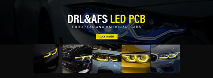 Yellow LED DRL modules for BMW F30 / F31 / F35 LCI, product photo 7