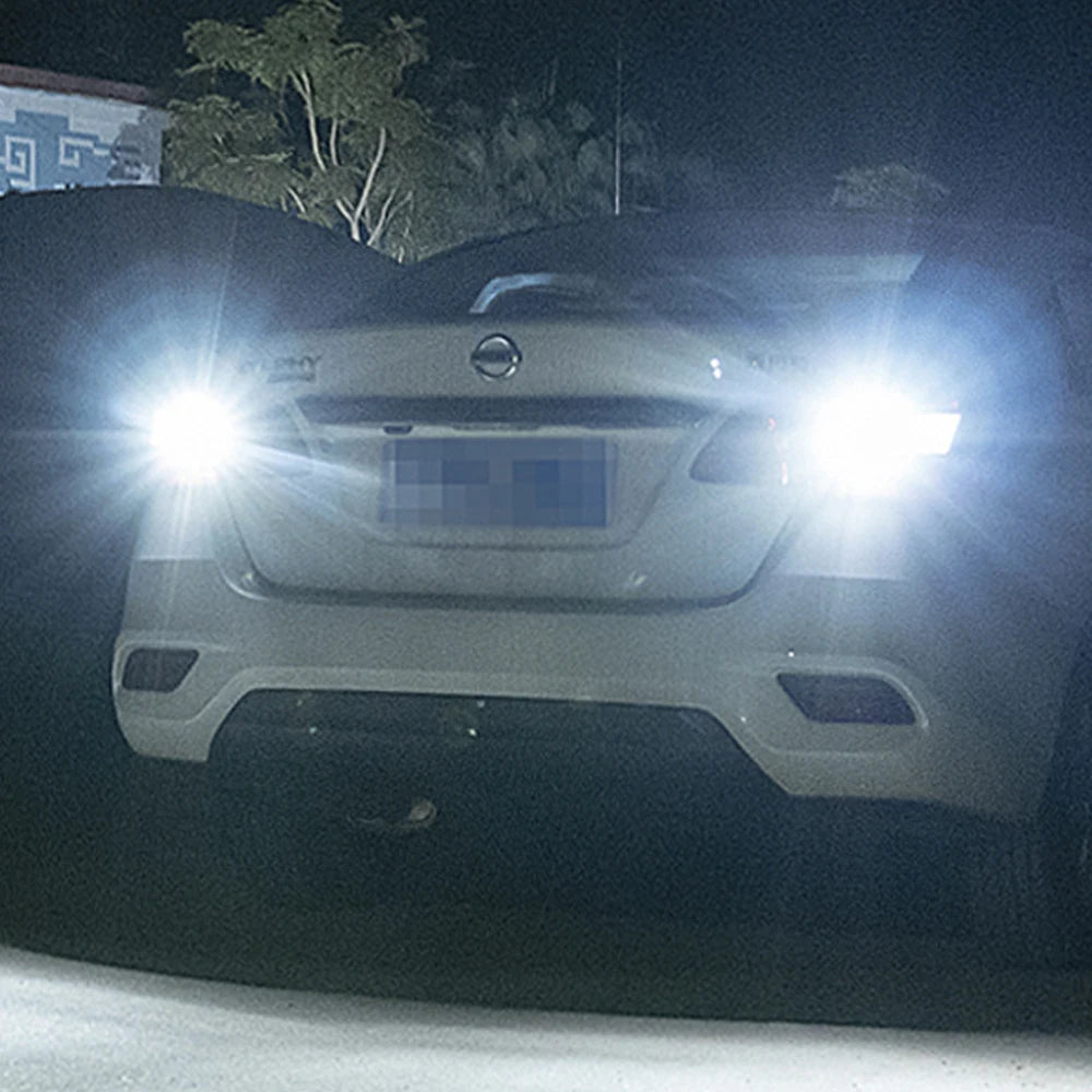 2pcs LED Backup Light Blub Reverse Lamp H21W BAY9S 64136 Canbus For BMW F30 F80 F31 G30 F90 F11 G31 E61 X3 G01 F97 X6 E71 E72