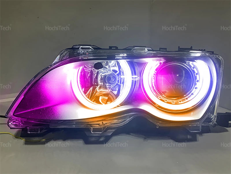 APP Dynamic Angel Eyes Rings Light DRL with Turn Signal Light for BMW 3 5 7 Series E36 E46 E39 E38 728i 740d 325i 328i 740i 730d