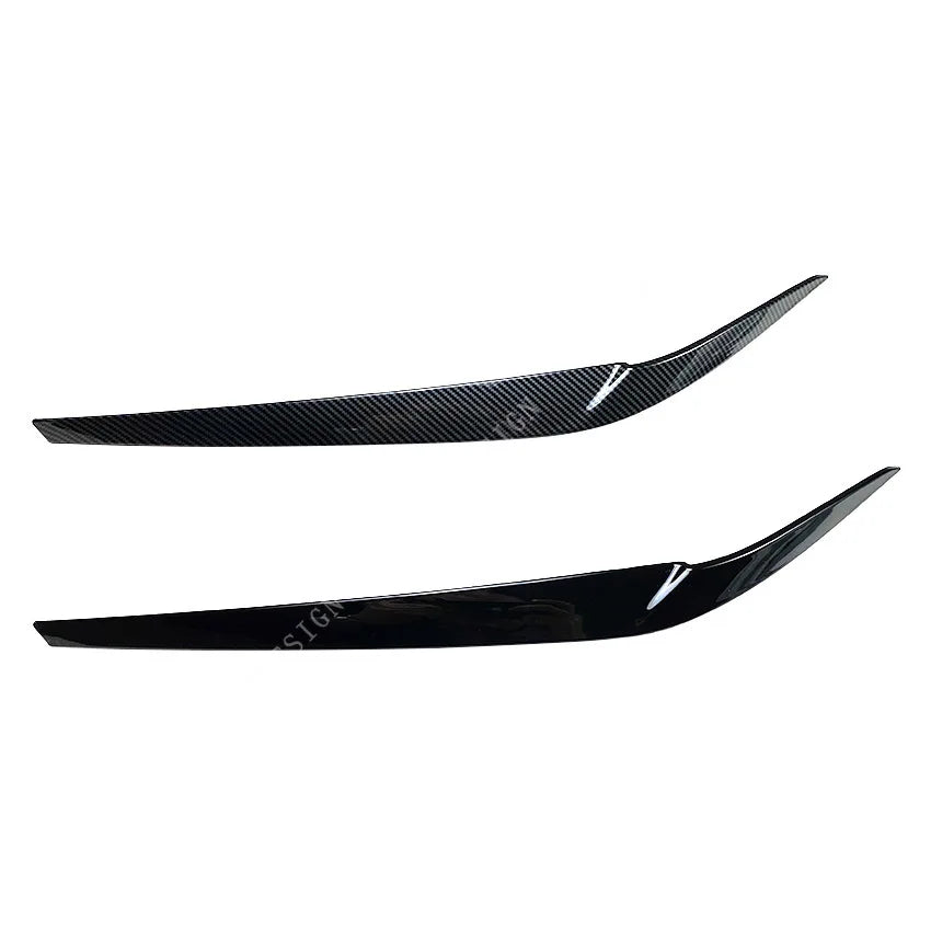 Front Headlight Eyelids Eyebrows for BMW 5 Series G30 G31 G38 F90 M5 525I 530I 540I 2017-2021 High Quality ABS Car Front Bodykit