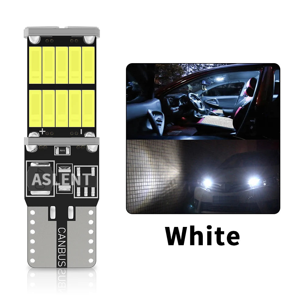 2/10x T10 W5W Canbus Car LED Bulb for BMW Mini Cooper R56 R53 E90 E46 F20 F10 E39 Z4 Interior Dome Trunk Lamp Parking Lights 12V