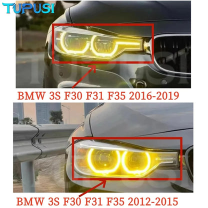Yellow LED DRL modules for BMW F30 / F31 / F35 LCI, product photo 6