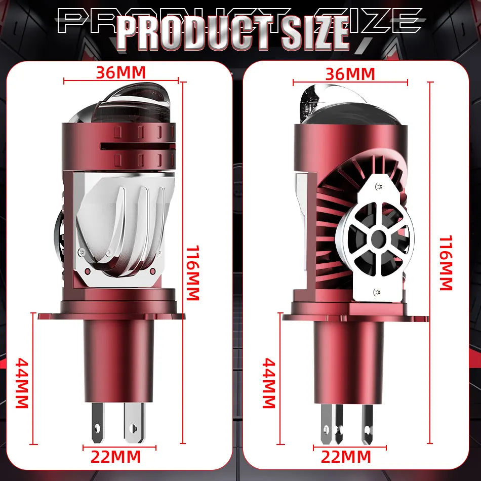3000W New H4/9003/HB2 LED Headlight Bulb Projector Canbus Super Bright LED 4000000LM 6500K Hi/Low Beam Apply For Car&Motorcycle