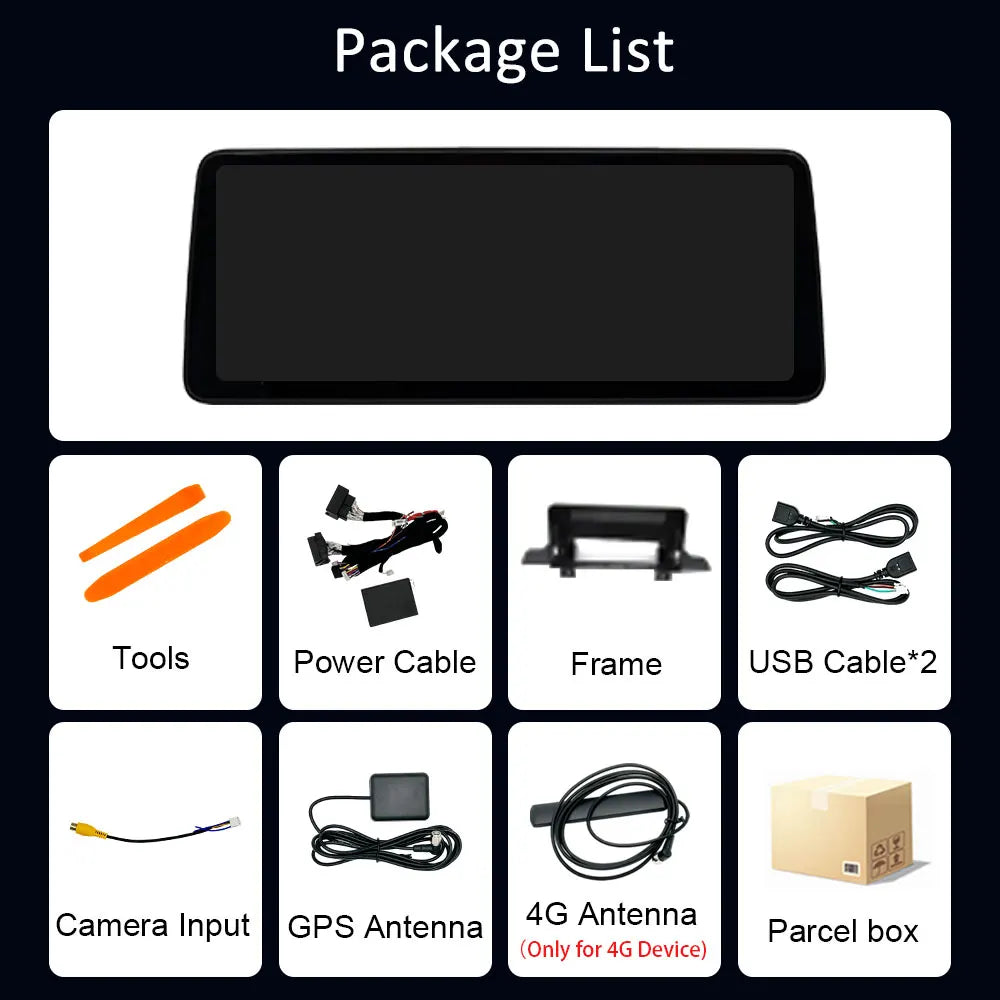 Navi GPS Android 16 for BMW X3 G01 X4 G02 2018 - 2022 EVO System Wireless Carplay Car Radio Multimedia Player BT WiFi DSP Stereo