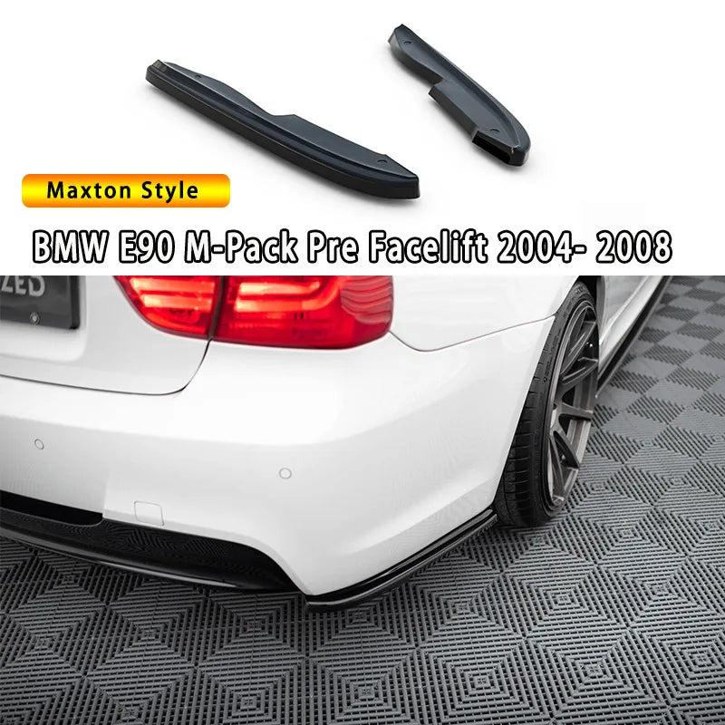 Rear bumper side splitters for BMW E90 M Sport pre-LCI