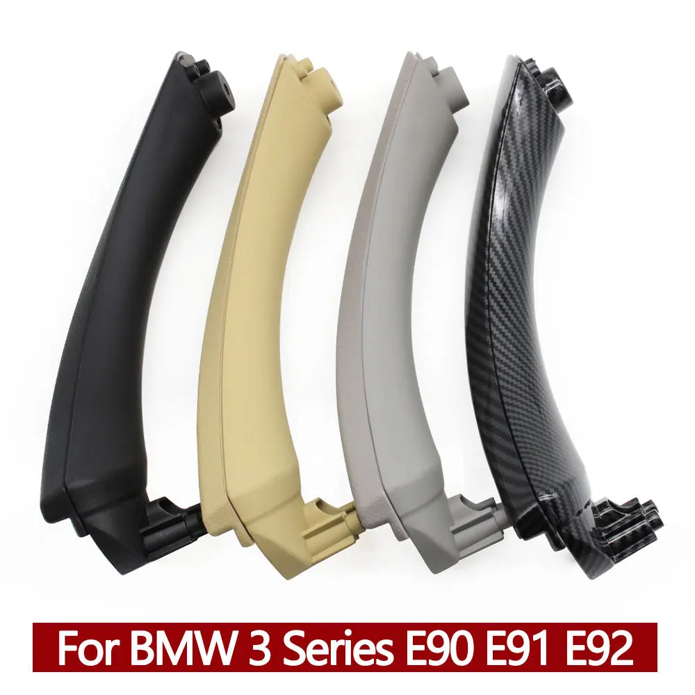 Left Right Interior Door Pull Handle with Cover Trim For BMW 3 Series E90 E91 E92 316 318 320 325 328i