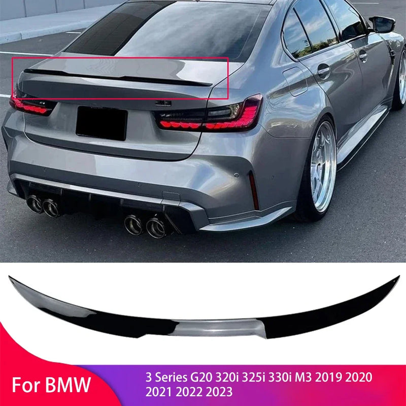 Rear boot spoiler for BMW 3 Series G20 saloon