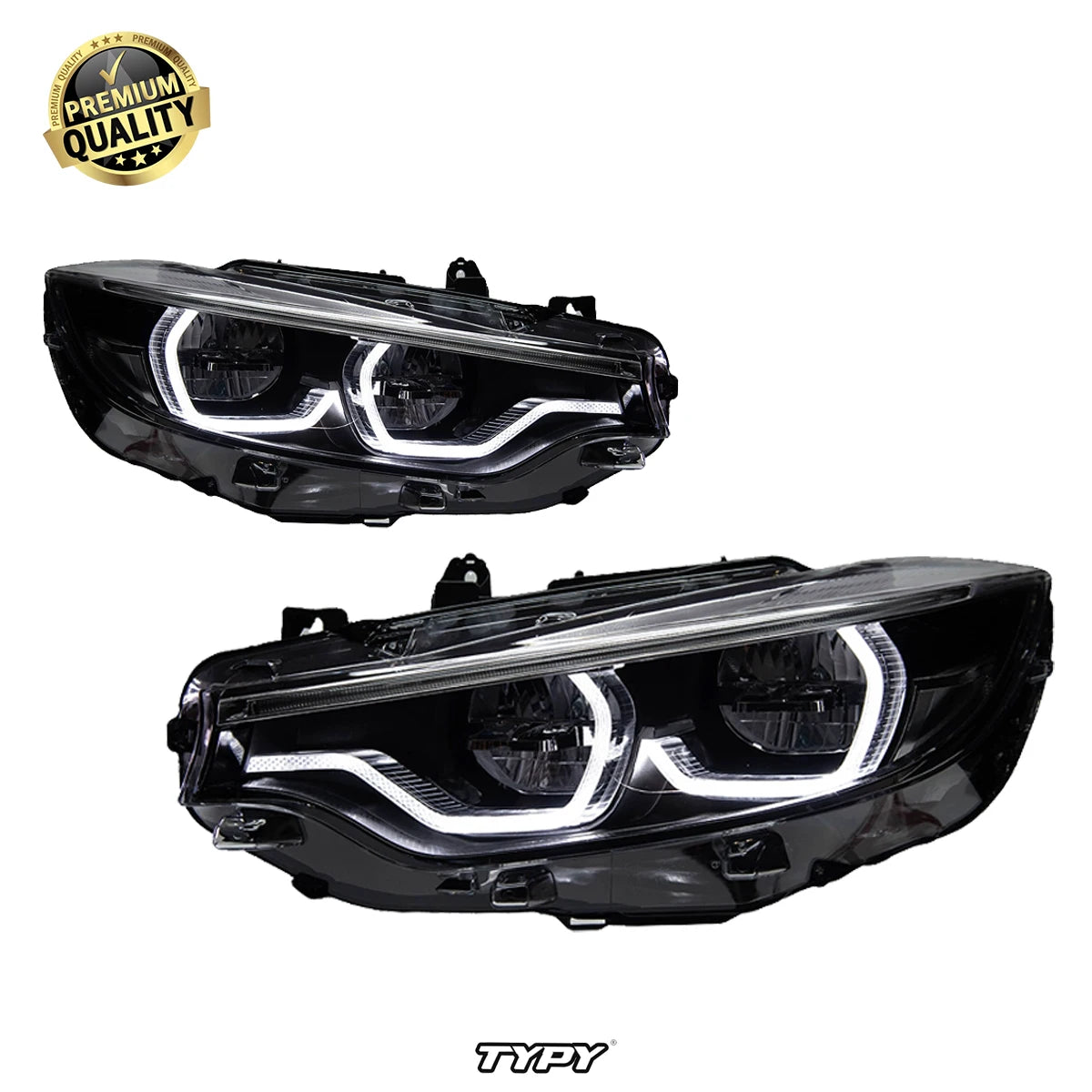 TYPY Head Lamp for BMW F32 F36 M4 F82 LED Headlight 2013-2019 Headlights 425I DRL Turn Signal High Beam Angel Eye Projector Lens