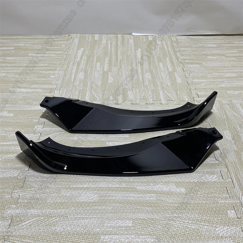 4Pcs Car Front Bumper Splitter Lip Diffuser Spoiler Black For BMW X3 G01 & X4 G02 M40i M40d M-Pack M-Sport 2017-2021 Guard Cover