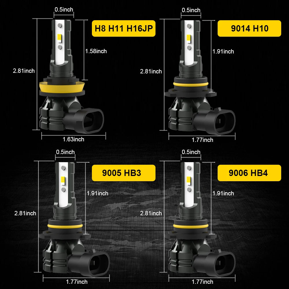 BMTxms 2PCS Dual Color H16 JP H8 H11 9005 HB3 9006 HB4 LED Fog Light DRL Lamp For Audi Nissan Fiat Honda Mini Toyota BMW F36 F10