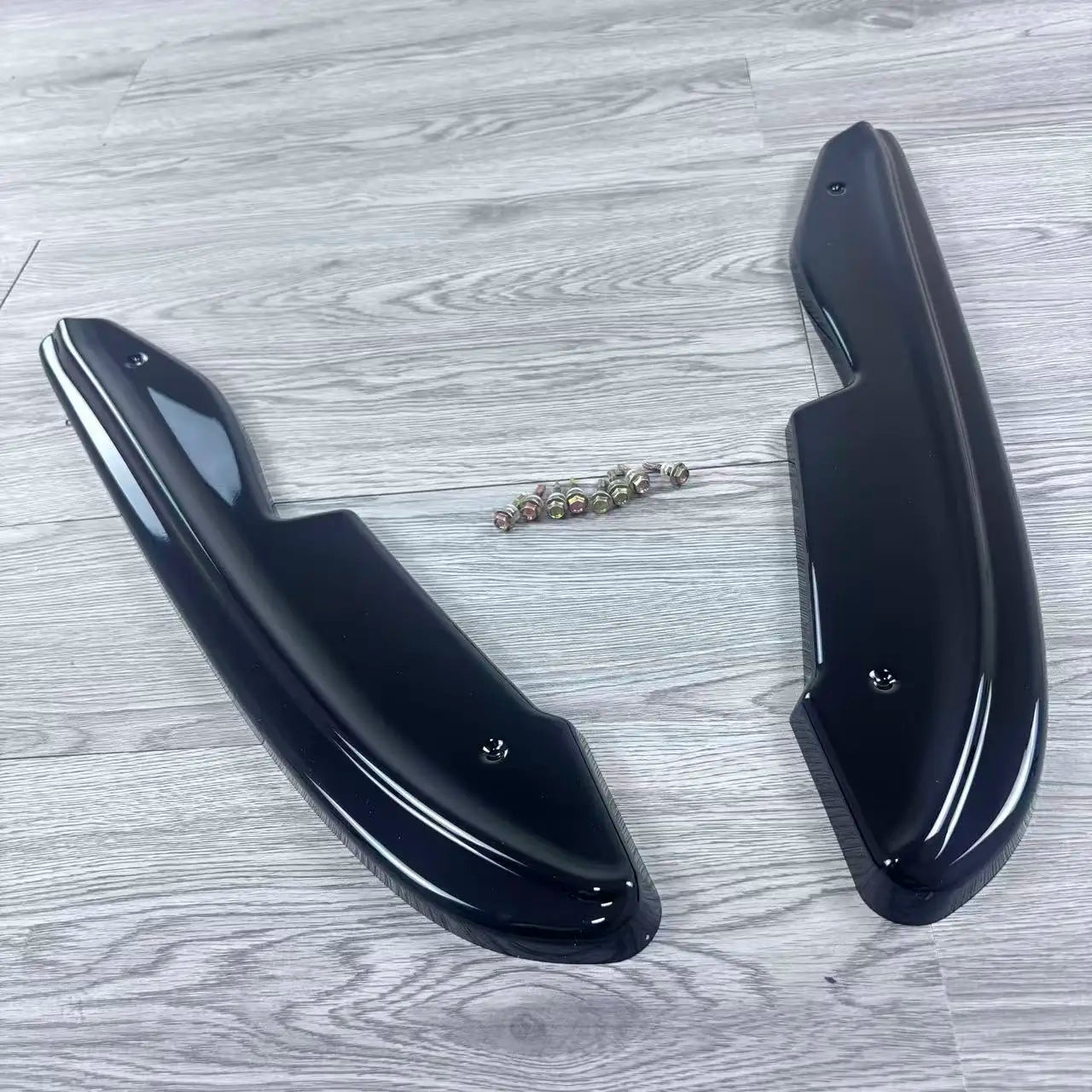 Maxton Style Rear Side Splitters for BMW E90 M Pack 315i 320i 325i 2004-2008 2pcs Rear Bumper Side Spoiler Diffuser Bodykit
