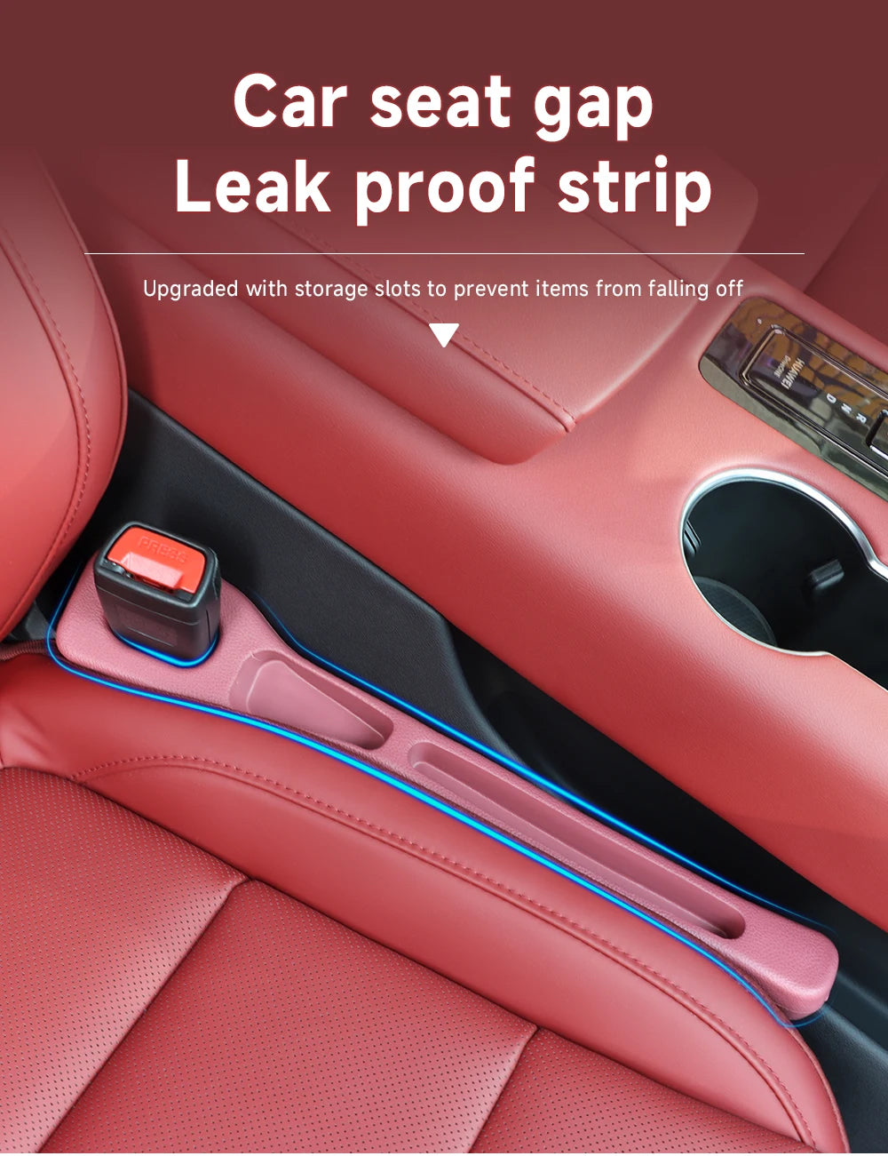 For BMW F10 F30 F20 E39 E36 X1 X2 X3 X5 X4 X6 X7E70 F25 F15 E53 E92 E87 G30 G20 G32 G11 G12 F40  Car Seat Gap Filler Accessories