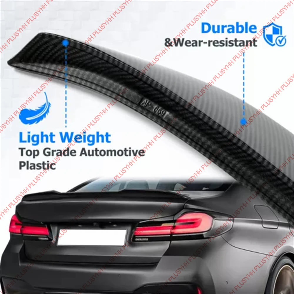 Rear Trunk Spoiler Wing For BMW 5-Series G30 G38 530i F90 M5 17-23 Accessories G30 aileron becquet Auto Exterior Parts HOT SALE