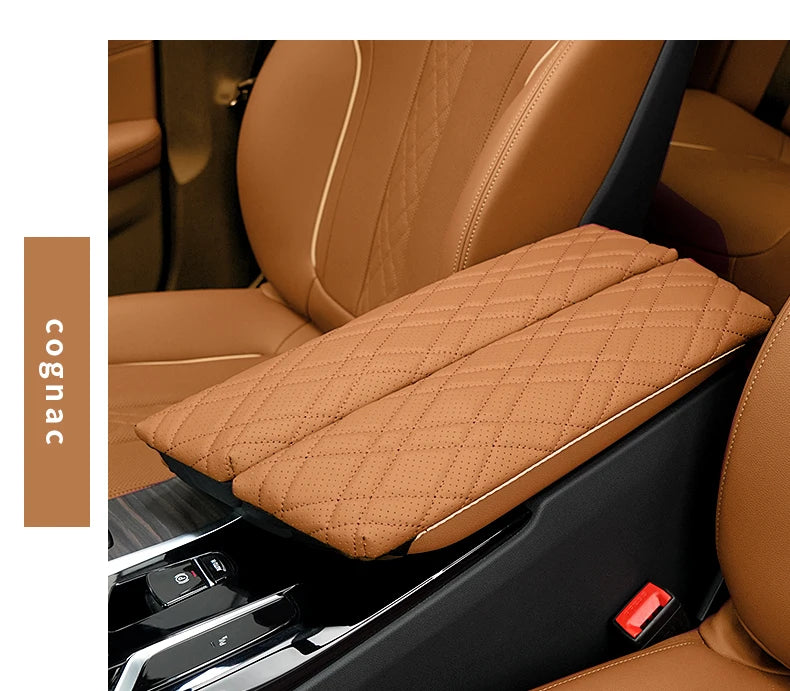 2pc Car Armrest Box Pad Auto Central Arm Rest Box Cover Protect Mat Interior Styling Accessory For BMW G30 G38 G32 6GT 2018-2023