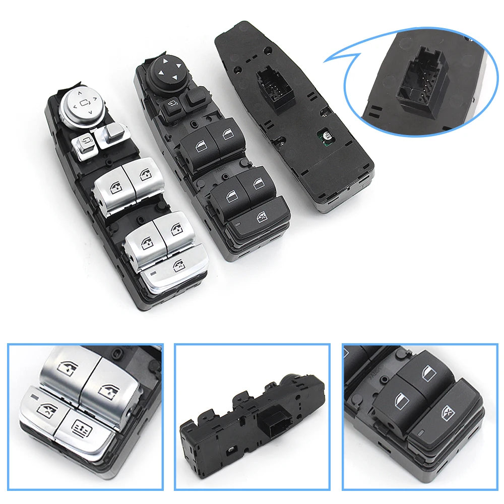 LHD RHD Power Lifter Master Window Regulator Switch Control Mirror Button For BMW 3 5 7 X3 X4 F30 F35 F25 F26 F10 F18 F01 F02