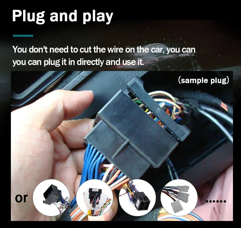 Carplay Android 15 Auto Car Radio Multimedia 7'' Screen For BMW 5 Series E39 X5 E53 M5 1995-2007 2 din autoradio Stereo 4G LTE