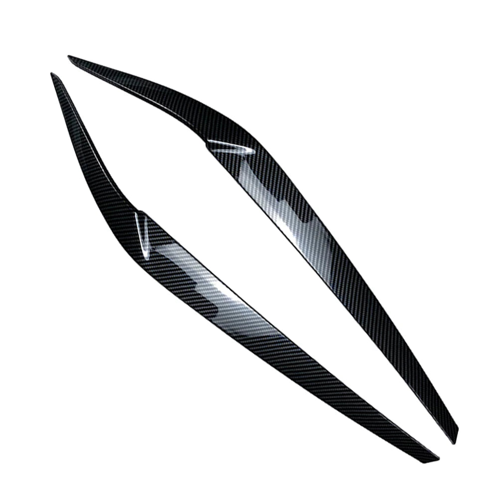 Car Front Headlight Eyebrow Eyelid Cover Trim For BMW 5 Series G30 G31 G38 F90 M5 525I 530I 540I 2017 2018 2019 2020 2021
