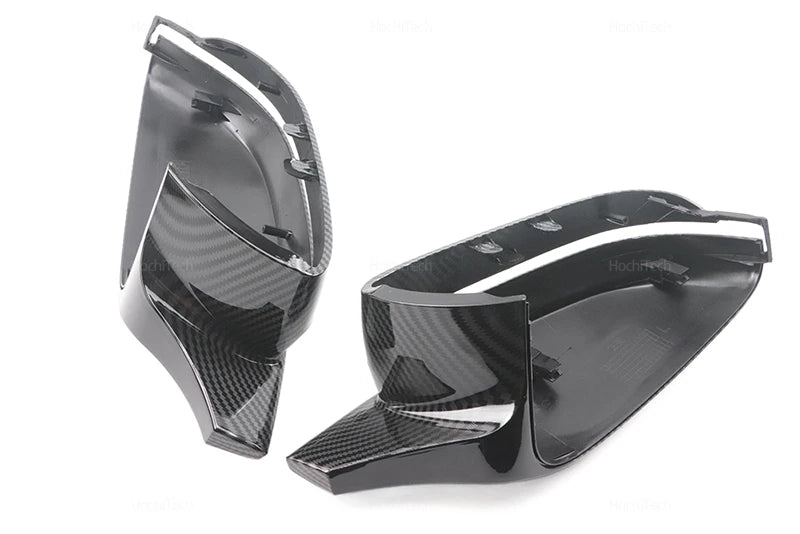 For BMW 3 4 5 7 8 Series G20 G21 G30 G38 G22 G23 G11 G12 G15 G16 Carbon Fiber Glossy Black Replacement Side Mirror Covers Cap