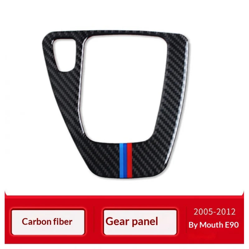 Applicable For Bmw 05-12Style E90/E92/E93 Gear Panel Decorative Frame Gear Carbon Fiber Interior Modification