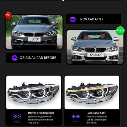 TYPY LED headlights for BMW 4 Series F32, F36 and M4 F82, view 8
