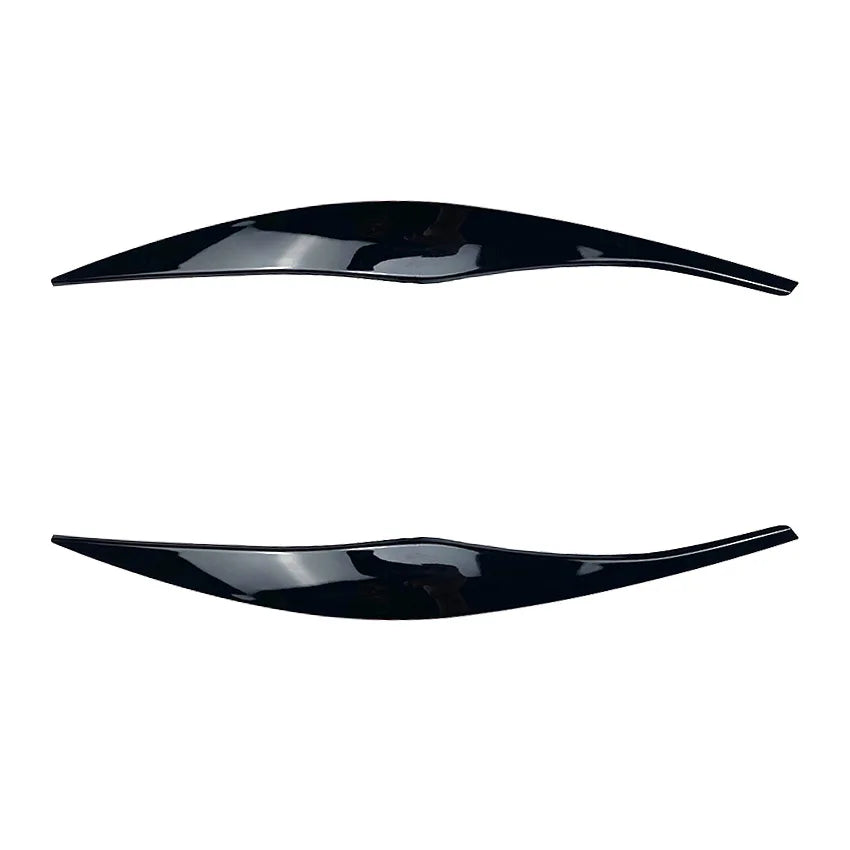 ABS Gloss Black Headlight Eyebrows Eyelid for BMW 3 Series E90 E91 2005 2006 2007 2008 2009 2010 2011 Sedan / Touring Stickers