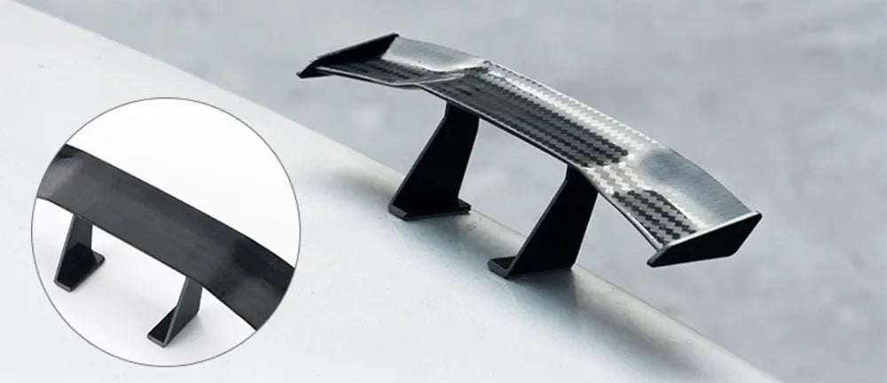 Car Rear Spoiler Mini Wing Small Model Decoration Auto Parts GT Style Winglet