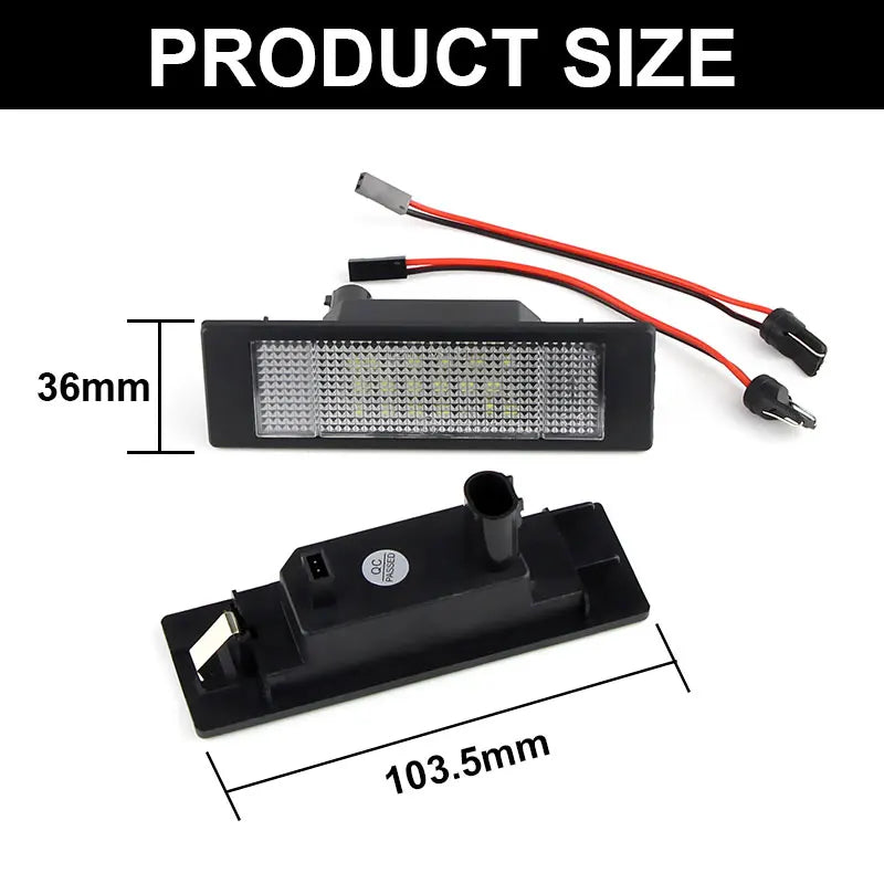 For BMW 1 Series E81 E87 E63 E64 M6 E85 E86 Z4 F12 F13 F20 K48 MINI R60 R61 LED License Number Plate Lamp Car Light Luz No Error