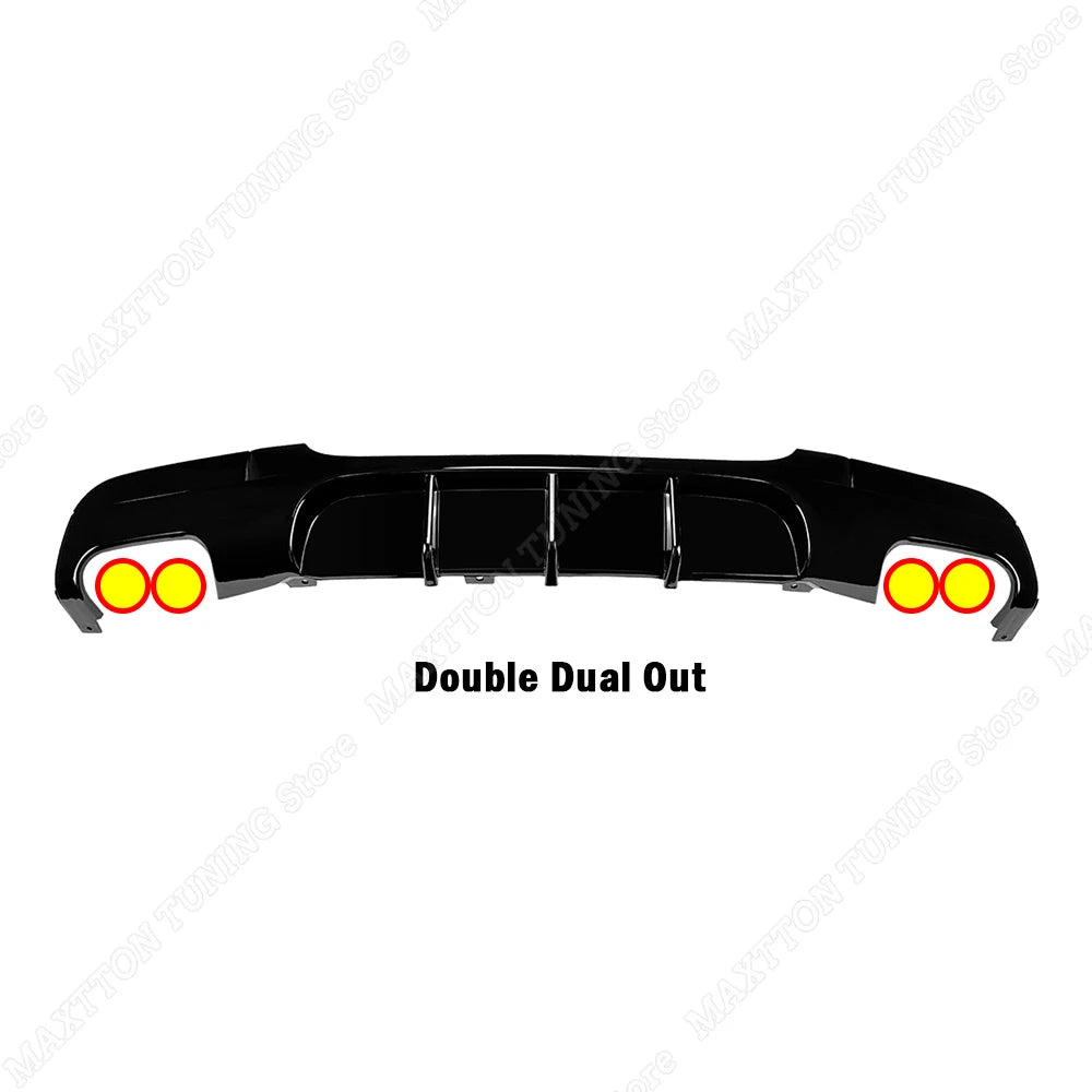 Rear Bumper Splitter Lip Spoiler For BMW 3 Series E90 E91 M Sport 2005-2012 MP Style Rear Diffuser Guard Car Replacement Part