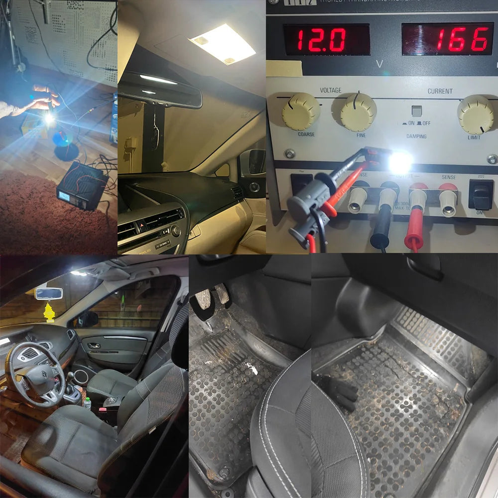 AUXITO 10Pcs W5W T10 LED Canbus No Error Bulb Car Interior Light 194 LED Signal Lamp For Mercedes-Bens Bmw Audi Ford 6000K 12V