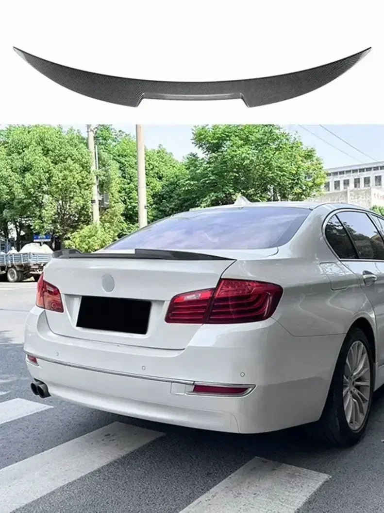 M4-Style Boot Lid Spoiler, Carbon Look, for BMW 5 Series F10 (2010-2017)