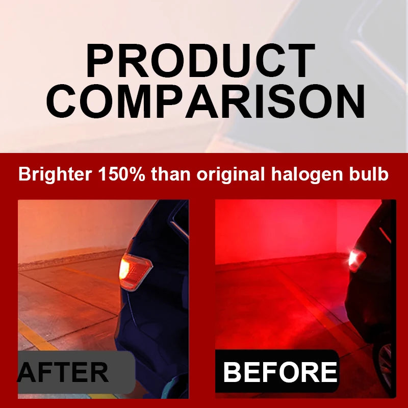 For BMW X3 E83 F25 G01 F97 Taillight with bulbs 2004 2008 2010 2015 2017 2019 2pcs Red LED Brake Stop Tail Lights Blubs No Error