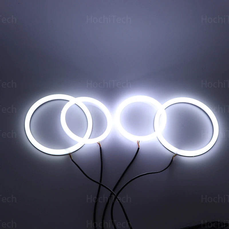 For BMW 3 Series E90 E92 E93 M3 2007-13 Coupe Cabriolet Hight Quality LED Angel Eyes Kit Cotton White Ring