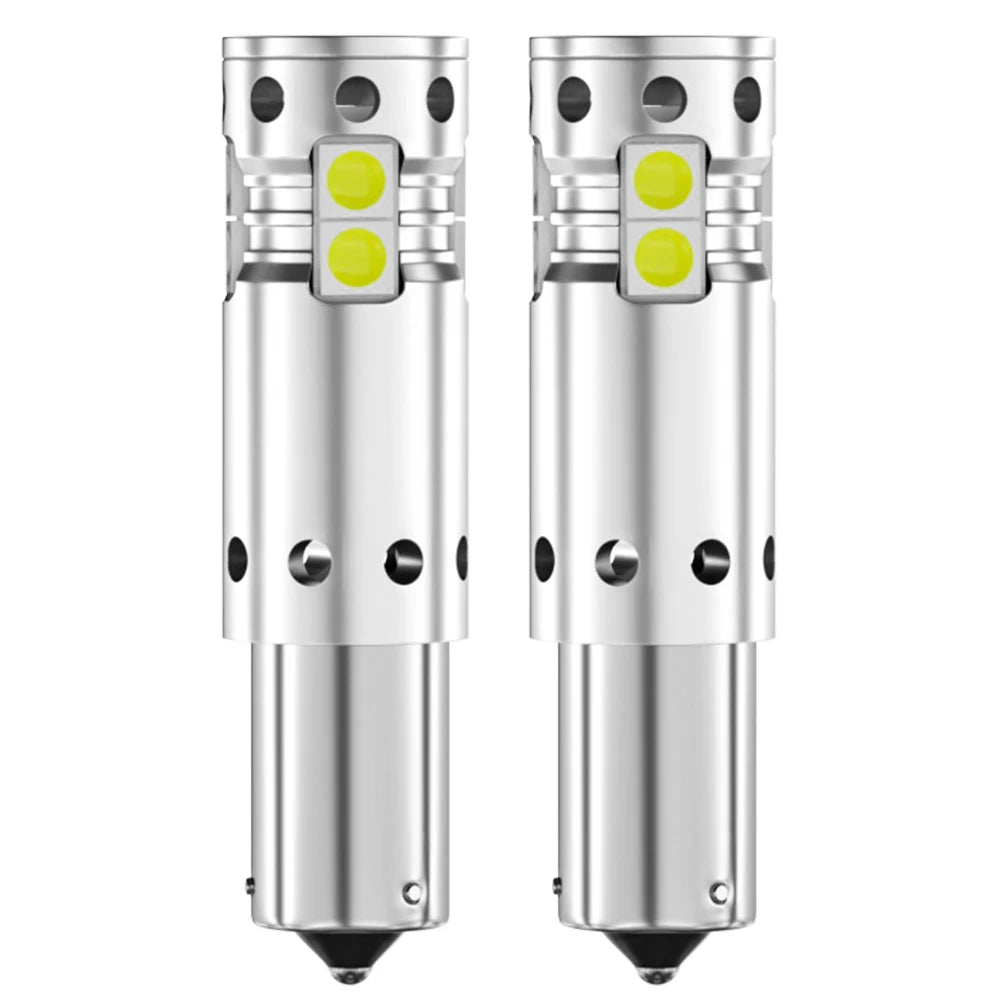 2pcs LED Backup Light Blub Reverse Lamp H21W BAY9S 64136 Canbus For BMW F30 F80 F31 G30 F90 F11 G31 E61 X3 G01 F97 X6 E71 E72