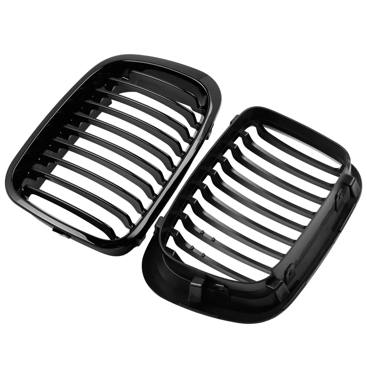For BMW 3-Series E46 Grill 1998-2001 2/4 Doors Car Front Kidney Grill 318i 320i 325i 330i Gloss Black Racing Grille Accessories