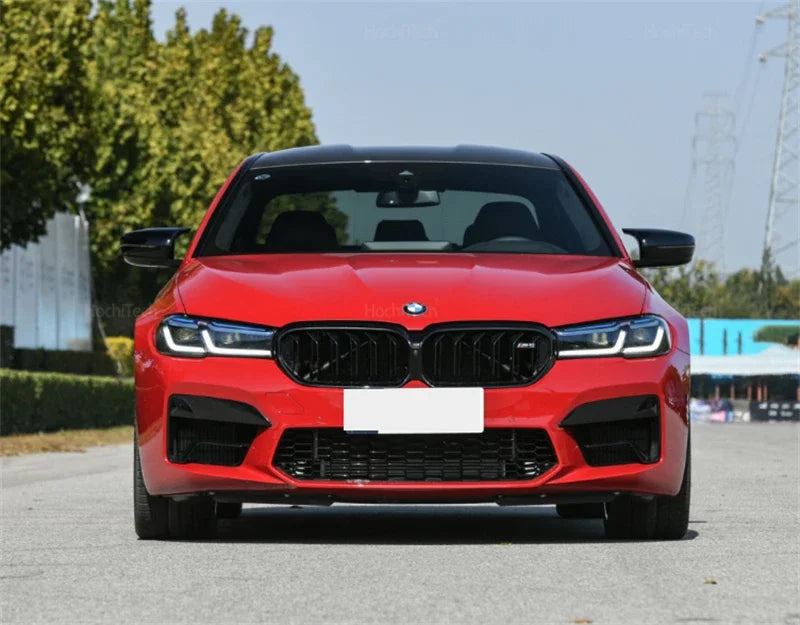 Car M Color/Gloss Black Front Bumper Grilles Kidney Racing Grill For BMW 5 Series G30 G38 G31 F90 M5 LCI 2020 2021 2022 2023