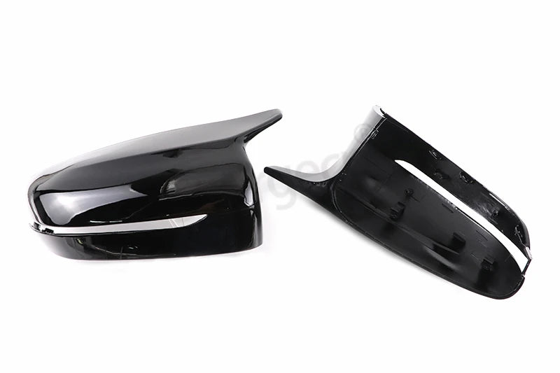 2Pcs Car Bright Black Side Rear View Mirror Cover Replacement For BMW 3 4 5 7 Series G20 G22 G30 G31 G38 G11 G12 2016 - 2022