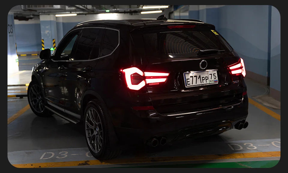 Car Lights for BMW X3 F25 2011-2017 LED Auto Taillight Assembly Upgrade 2023 The Newest G01 G08 Design Signal Lamp Accessories