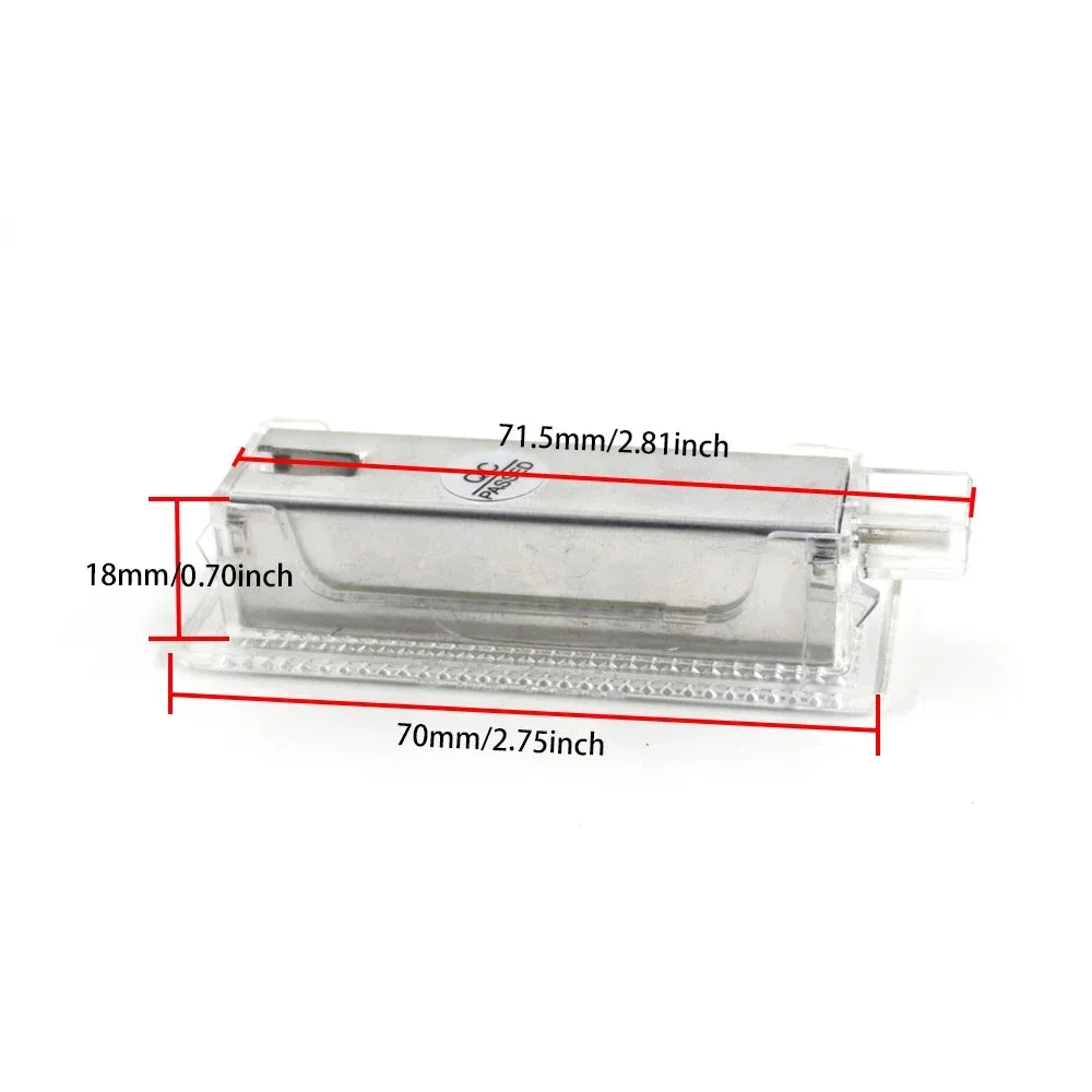 2PCS LED Courtesy Footwell Under Door Interior Light 63316972605 For BMW E60 E70 E90 E92 E93 E87 E88 F02 F10 F20 X5 M3 MINI Z4