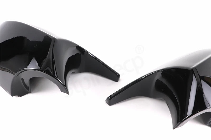 Carbon Fiber Pattern Black Side Mirror cover Caps Replacement for BMW E90 E91 2005-2011 E92 E93 2006-2013 E81 E82 E88 E87 E88
