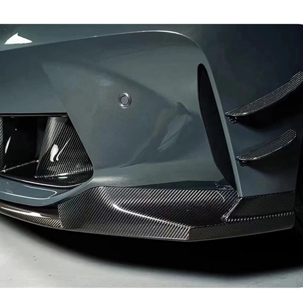 For BMW G80 M3 G82 G83 M4 2021-2023 Front Splitter Bumper Lip Spoiler Diffuser Body Kit Front Bumper MP Style Front Spoiler