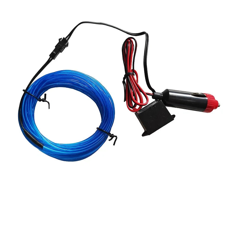10/5/3m Multicolor Atmosphere Lighting LED Strip 5V DIY Flexible EL Cold Light Line Tube With USB Auto Decoration Ambient Lamp